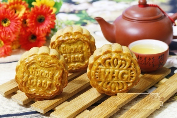 bánh trung thu nhân đậu đỏ, cách làm bánh trung thu, hướng dẫn cách làm bánh