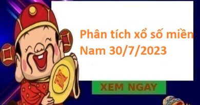 Phân tích xổ số miền Nam 30/7/2023