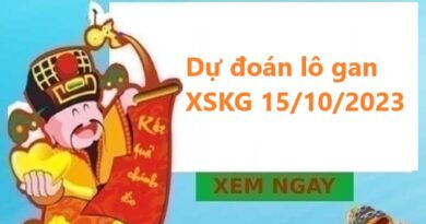 Dự đoán lô gan XSKG 15/10/2023