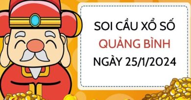 Soi cầu KQ xổ số Quảng Bình ngày 25/1/2024 hôm nay thứ 5