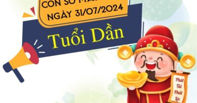 Con số may mắn tuổi Dần hôm nay ngày 31/7/2024 đón lộc về nhà