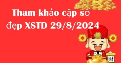 Tham khảo cặp số đẹp XSTD 29/8/2024