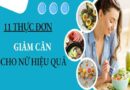 Thực hiện thực đơn giảm cân cho nữ hiệu quả lâu dài