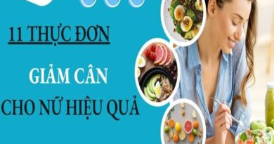 Thực hiện thực đơn giảm cân cho nữ hiệu quả lâu dài