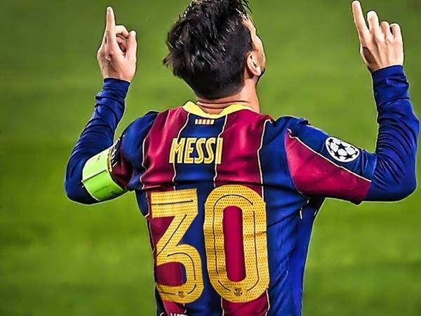 Số áo đầu tiên của Messi